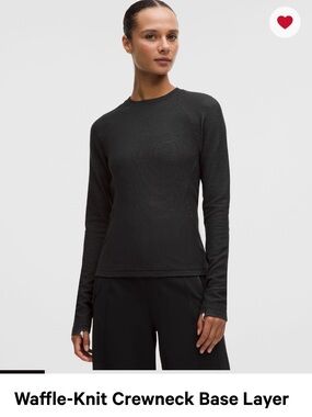 New! Lululemon Waffle-Knit Crewneck Base Layer